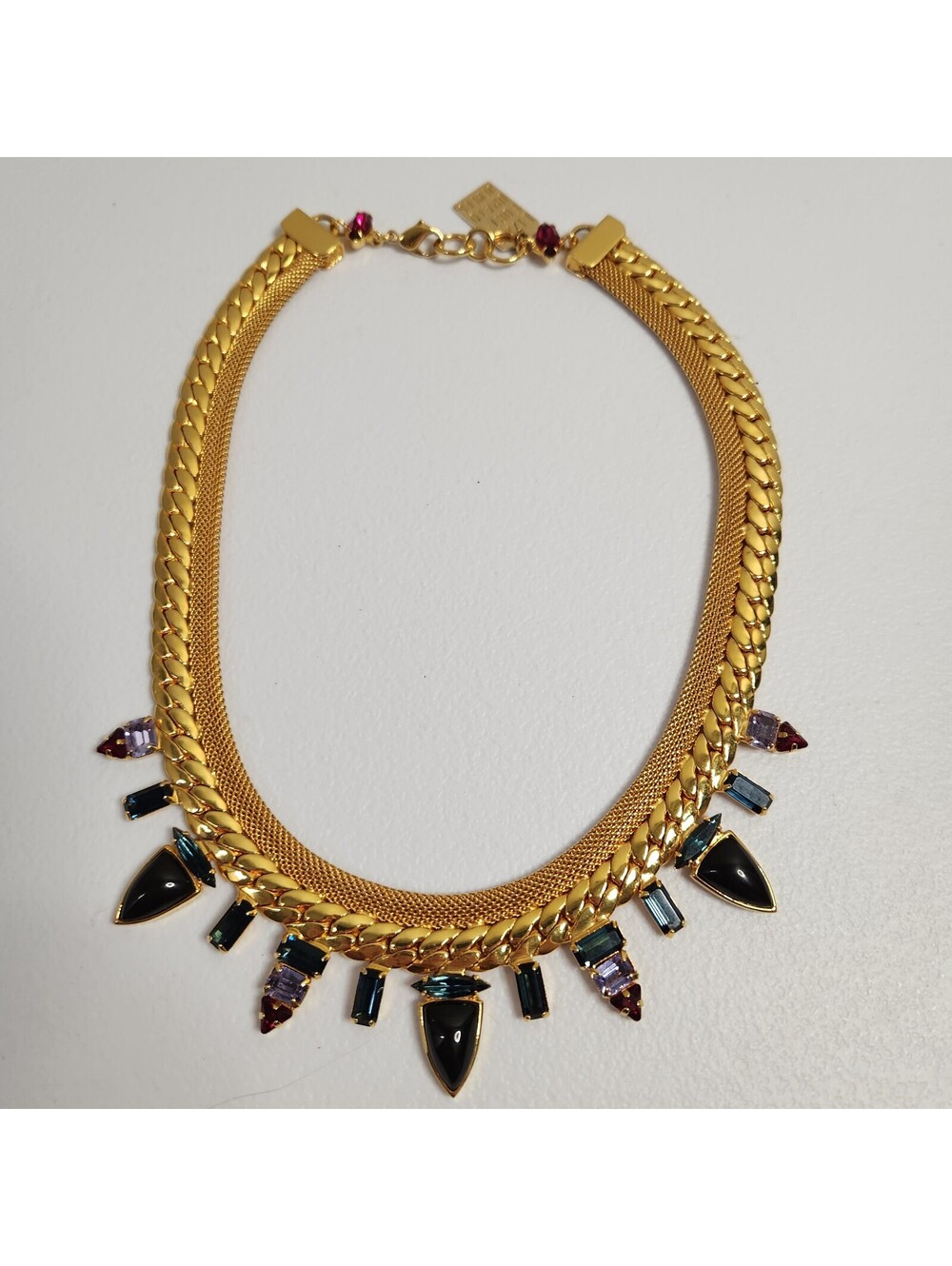 Lizzie Fortunato Lagoon Collar Necklace Gold Tone